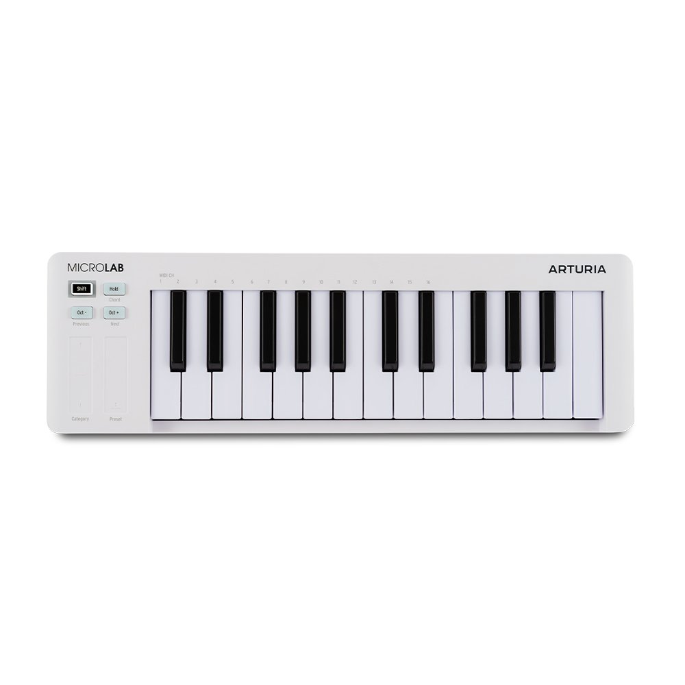 Arturia MicroLab MK3 White – Controlador MIDI Portátil